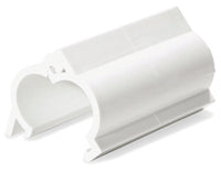 NDS Snap-Fix PVC White 150 PSI Lead-Free Repair Coupling Saddle 1/2 Slip x 1/2 Slip Dia. in.