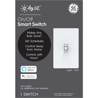 C by GE Single Pole or 3-way Smart Switch White 1 pk