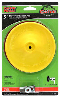 Gator 5 in. D Plastic Backing Pad 1/4 in. 3000 rpm 1 pc