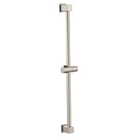 Spot resist brushed nickel slide bars