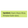 Spicely Organics - Organic Allspice - Whole - Case of 6 - 0.3 oz.