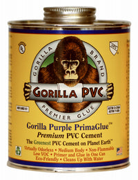 Gorilla PVC PrimaGlue Purple Primer and Cement 16 oz