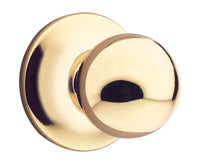 Kwikset Polo Polished Brass Vestibule Entry Lockset ANSI/BHMA Grade 3 1-3/4 in. (Pack of 3)