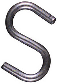 Open "S" Hook, Heavy-Duty, 3/4-In. (Pack of 50)