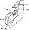 Prime-Line Roller Assembly 1" Aluminum