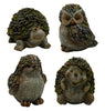 Alpine Assorted Resin/Stone 5 in.   H Bird/Hedgehog/Owl/Turtle Animal Statue (Pack of 8)