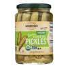 Woodstock Organic Kosher Dill Pickle Spears - Case of 6 - 24 FZ