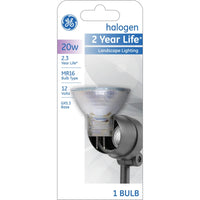 GE  20 watts MR16  Specialty  Halogen Bulb  275 lumens Warm White  1 pk (Pack of 3)