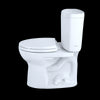 TOTO® Drake® II Two-Piece Round 1.28 GPF Universal Height Toilet, Ebony - CST453CEF#51