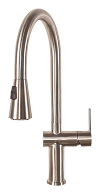 Franke One Handle Stainless Steel Pulldown Kitchen Faucet