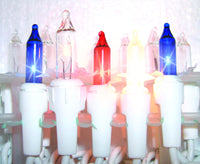 Sienna Add a set Red/White/Blue/Clear String Light Set 7.5 ft. (Pack of 12)