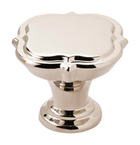 Amerock  Grace Revitalize Collection  Cabinet Knob  1-3/8 in. Dia. 1-3/16 in. Polished Nickel  1 pk