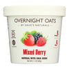 Dave's Gourmet - Overnight Oats - Mixed Berry  - Case of 8 - 2.1 oz.