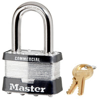 Master Lock 2 in. W Steel 4-Pin Tumbler Padlock Keyed Alike