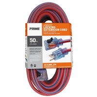 Prime Jobsite Outdoor 50 ft. L Blue/Red Extension Cord 12/3 SJTW