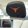 University of Texas Embroidered Head Rest Cover Set - 2 Pieces