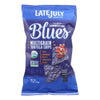 Late July Snacks Organic Multigrain Snack Chips - Summertime Blues - Case of 12 - 5.5 oz.