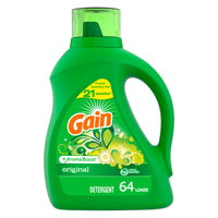 Gain Aroma Boost Original Scent Laundry Detergent Liquid 95 oz 1 pk (Pack of 4)