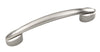 Hickory Hardware Luna Contemporary Bar Cabinet Pull 3 in. & 3-3/4 in. Satin Nickel 10 pk (Pack of 10)