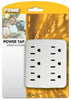 Prime Grounded 6 outlets Outlet Tap 1 pk