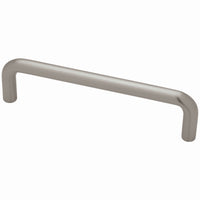 Wire Cabinet Pull, Satin Nickel, 4-In.