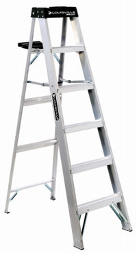 6-Ft. Step Ladder, Aluminum, Type 1A, 300-Lb. Duty Rating