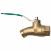 No-Kink Ball Valve, Lead-Free, 3/4 x 3/4-Hose Thread