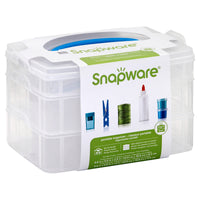 Snapware Snap N Stack Plastic 3-Layer Stackable Storage Box 6.5 H x 9 W x 6 D in.