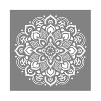 Americana Decor Mandala Stencil, 12 x 12-In. (Pack of 3)