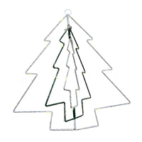 Celebrations LED Clear/Warm White 12 in. Tree Hanging Decor