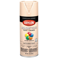 COLORmaxx Spray Paint, Sweet Peach, Matte, 12-oz.