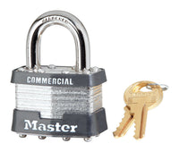 Master Lock 1-5/16 in. H X 1-3/4 in. W Steel Pin Tumbler Padlock 1 pk Keyed Alike