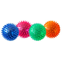 Petsport Assorted Gorilla Spiky Ball TPR Ball Dog Toy Large 1 pk