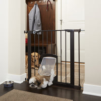 North States Passage Matte Bronze 30 in. H X 38.1 in. W Steel Pet Gate