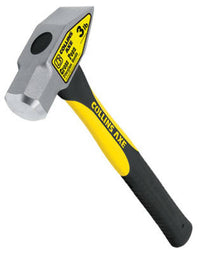 Cross Pein Hammer, Fiberglass Handle, 3-Lb.