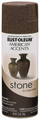 American Accents Textured Spray Paint, Mineral Brown, 12-oz.