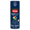 Krylon ColorMaxx Gloss Navy Blue Paint + Primer Spray Paint 12 oz (Pack of 6)