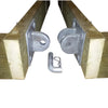 Multinautic Silver Galvanized Steel Connector Hinge