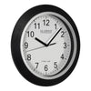 La Crosse Technology 13-1/2 in. L X 2 in. W Indoor Casual Analog Atomic Wall Clock Glass/Plastic Bla