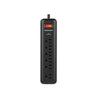 Monster Just Power It Up 4 ft. L 6 outlets Surge Protector Black 1080 J