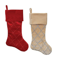 Dyno Velvet Stocking Ivory or Red Polyester 1 pk (Pack of 12)