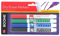 Boone 659510Q Broad Point Dry-Erase Markers 4 Count (Pack of 6)