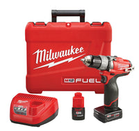 Milwaukee M12 FUEL 12 V 450-1700 RPM Li-Ion Red Cordless Compact Drill/Driver