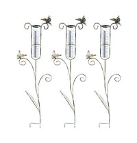 Alpine Metal 36 in. H Hummingbird Rain Gauge Garden Stake (Pack of 6)