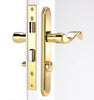 Serenade Mortise Storm Door Lever, Polished Brass