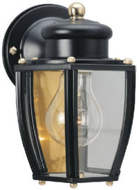 Wall Lantern, Black, 100-Watt Max