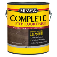 Minwax Complete Gloss Aged Leather Oil-Based Indoor All-In-One Stain and Finish 1 gal. (Pack of 2)