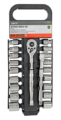 Socket Set, 3/8-In. Drive, 20-Pc.