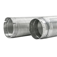 Builder's Best E-Z-Fasten 5 ft. L X 4 in. D Silver Aluminum Semi-Rigid Vent Duct