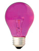 GE 25 watts A19 A-Line Incandescent Bulb E26 (Medium) Pink 1 pk (Pack of 6)